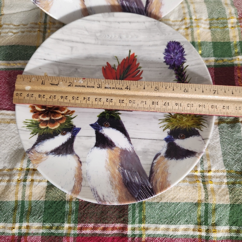 SOLD**Two Bird Bone China Plates - Picture 4 of 5